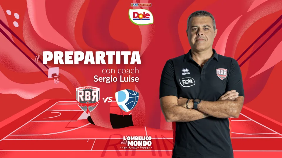 Sergio Luise, viceallenatore della Dole Basket Rimini
