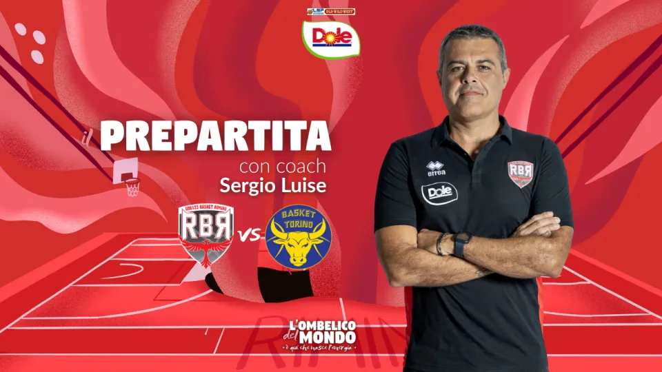 Sergio Luise, viceallenatore della Dole Basket Rimini