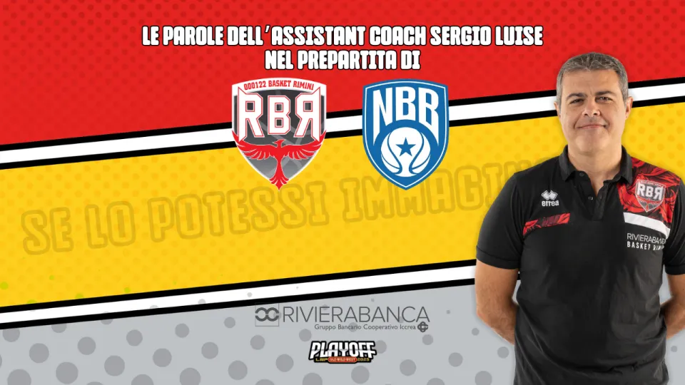 Sergio Luise, viceallenatore RivieraBanca Rimini