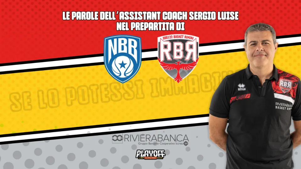 Sergio Luise, viceallenatore RivieraBanca Rimini