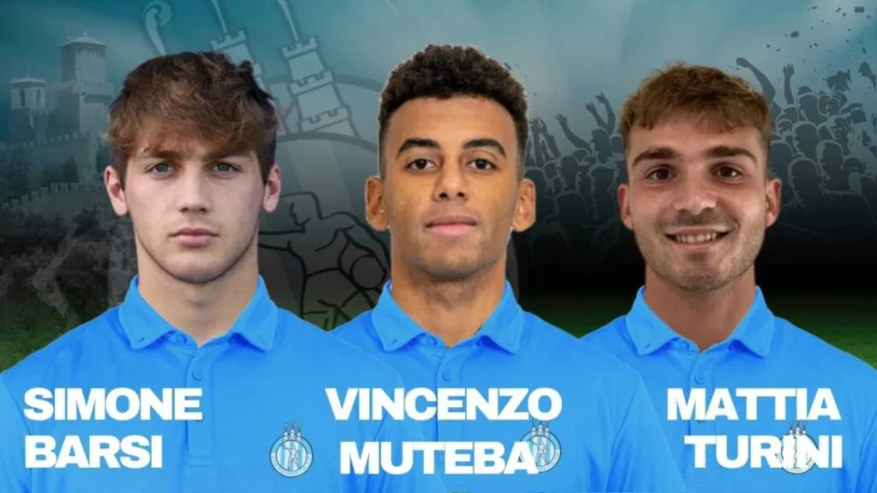 Simone Barsi, Vincenzo Muteba e Mattia Turini