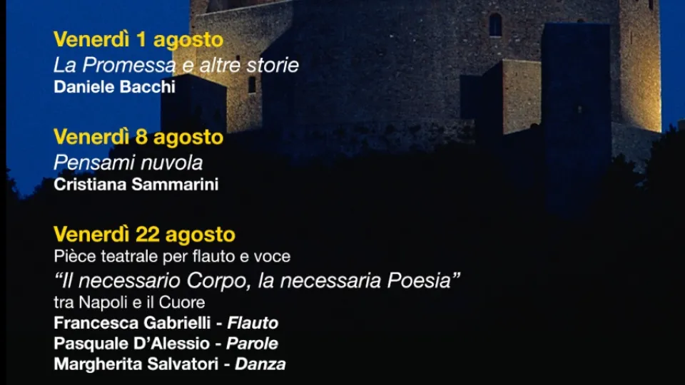 Sotto la Rocca Malatestiana a Montefiore Conca