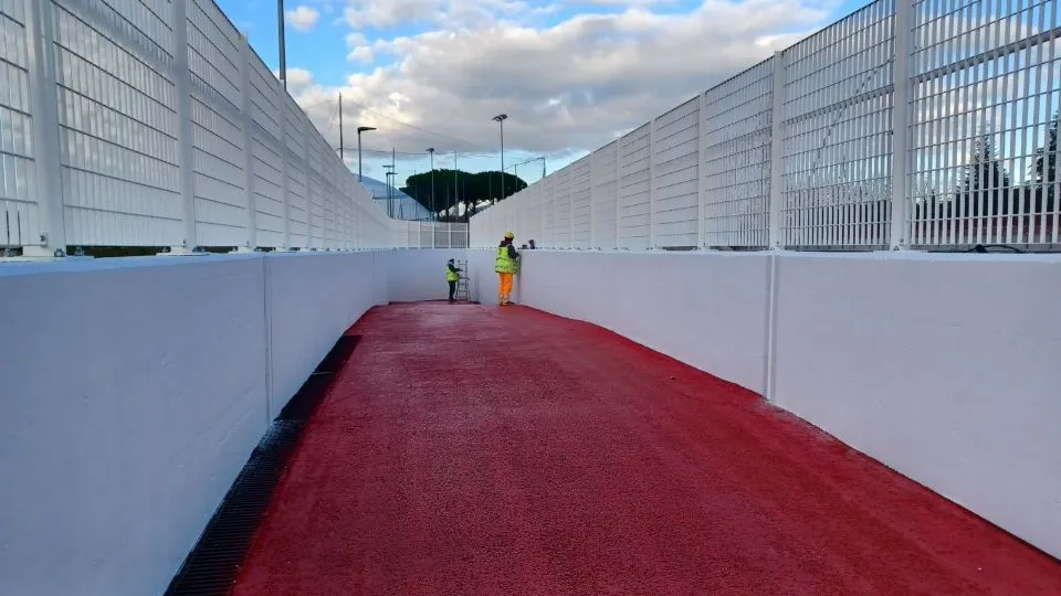 il sottopasso carrabile di via Euterpe