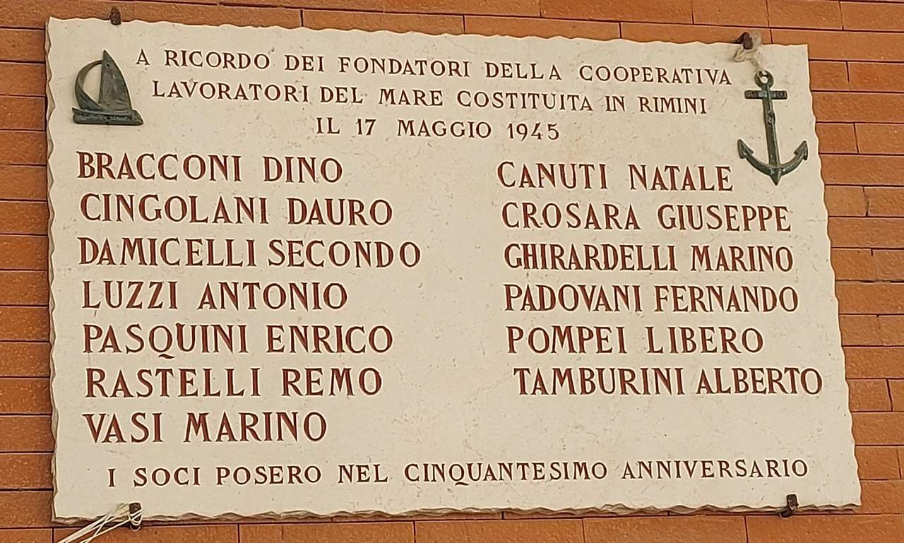 i soci fondatori della Cooperativa Lavoratori del Mare