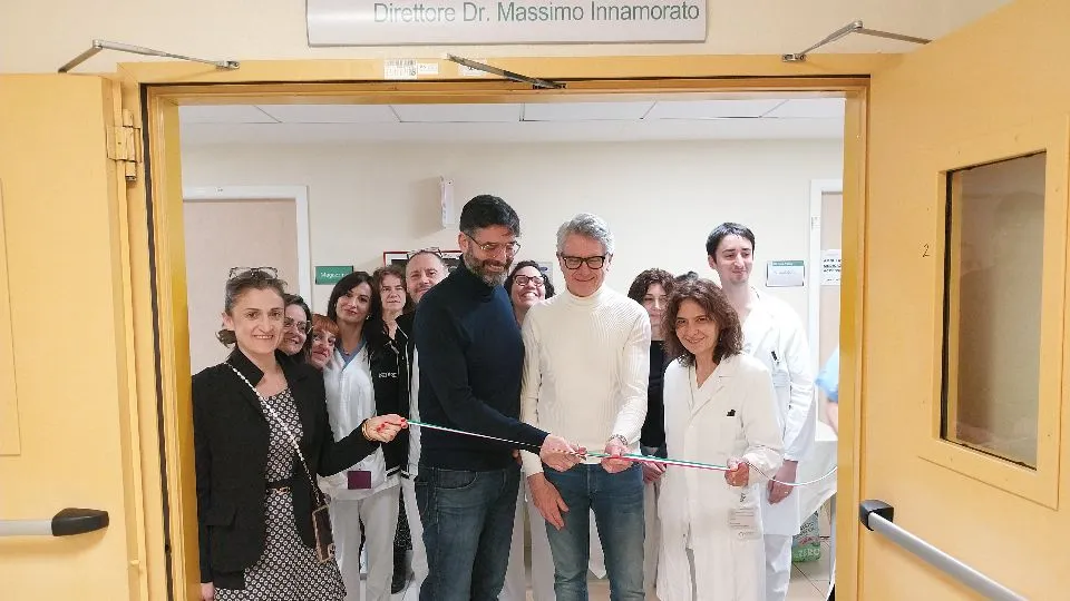 l’inaugurazione della sede di terapia antalgica