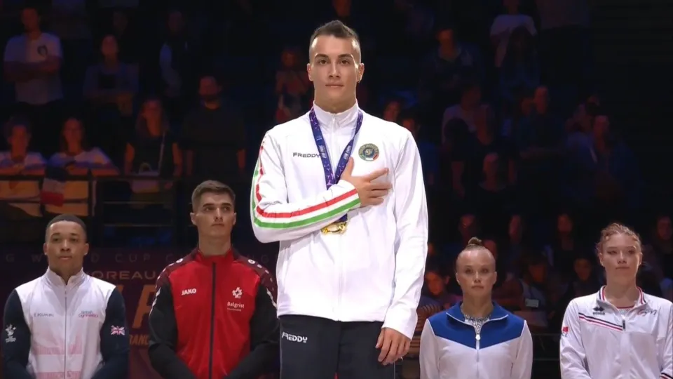 Thomas Grasso sul podio a Parigi