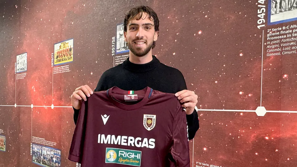 Tomas Lepri con la maglia della Reggiana (Foto @Reggiana Calcio)