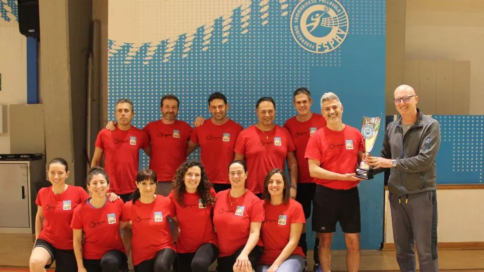 La squadra di Borgo Maggiore, vincitrice nel 2024