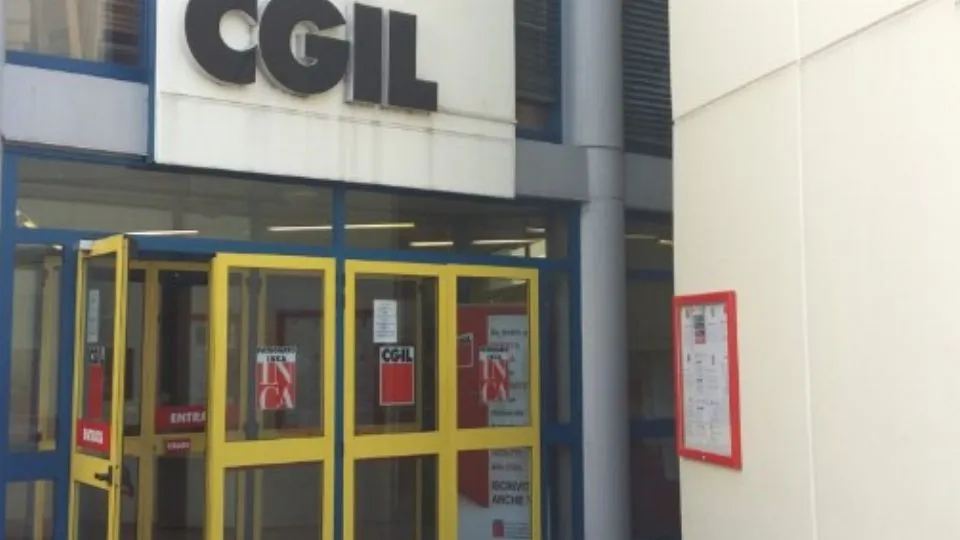 la sede Cgil