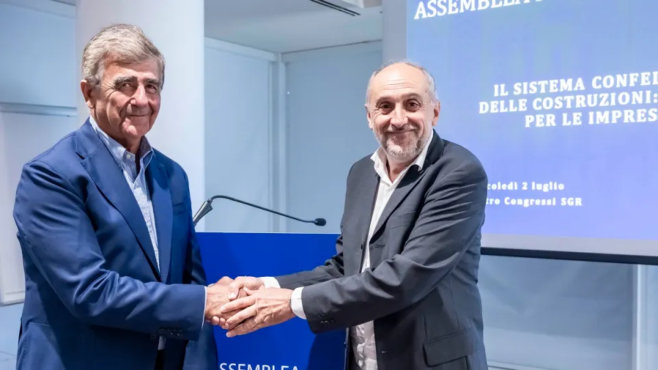 Ulisse Pesaresi, Presidente di Ance Romagna e Maurizio Croci, presidente di Ance Emilia-Romagna