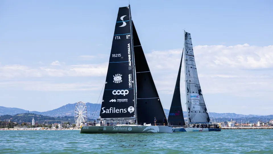 Un momento del match race