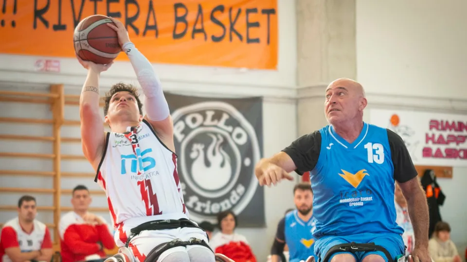 Un momento della gara