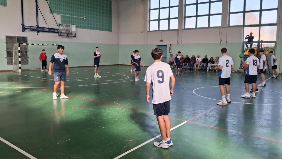 Un momento della gara