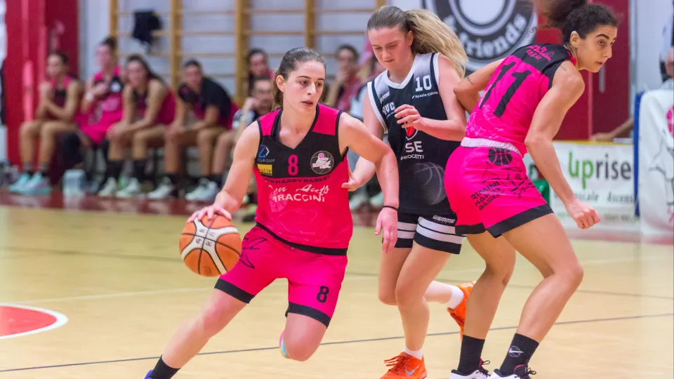 Un momento della gara