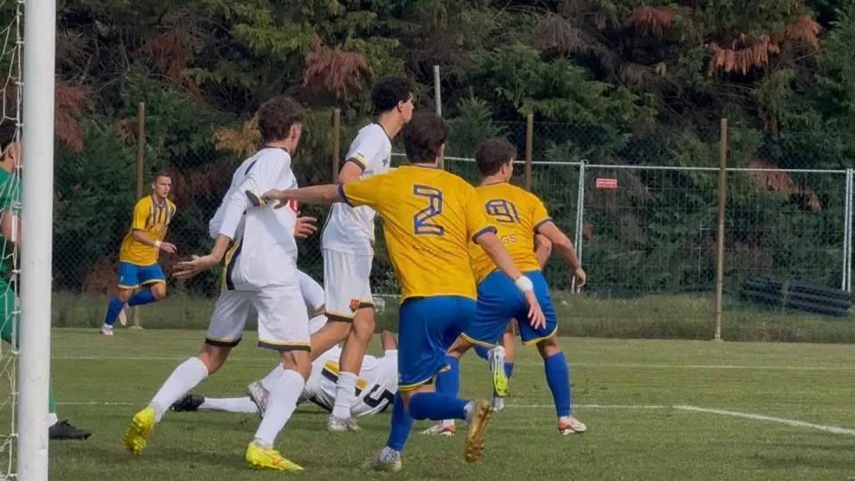 Un momento della partita