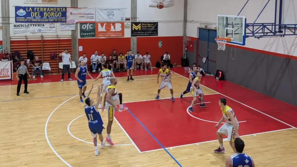 Un momento della partita