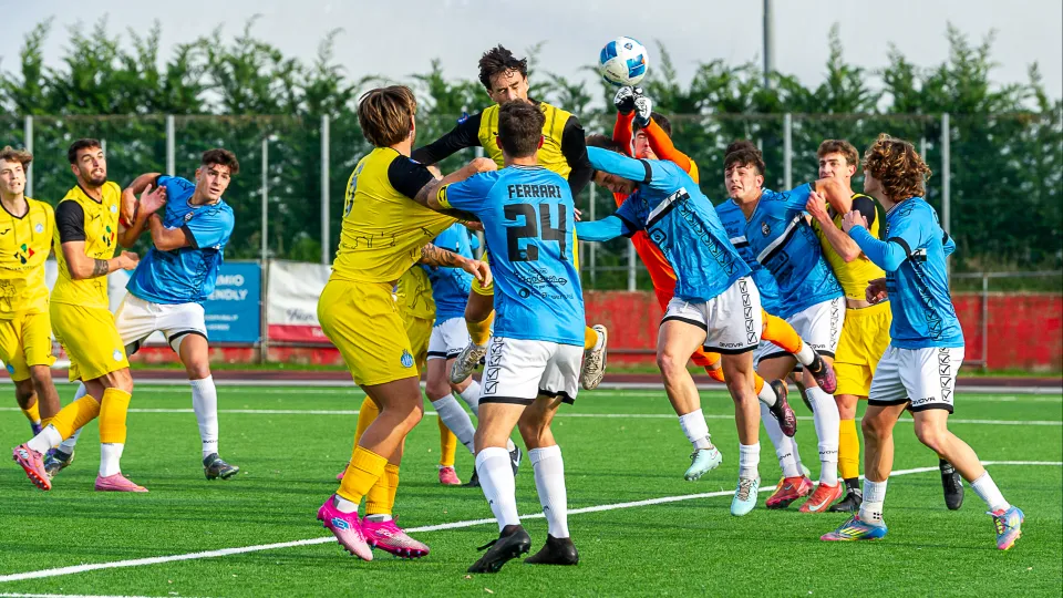 Un momento della partita