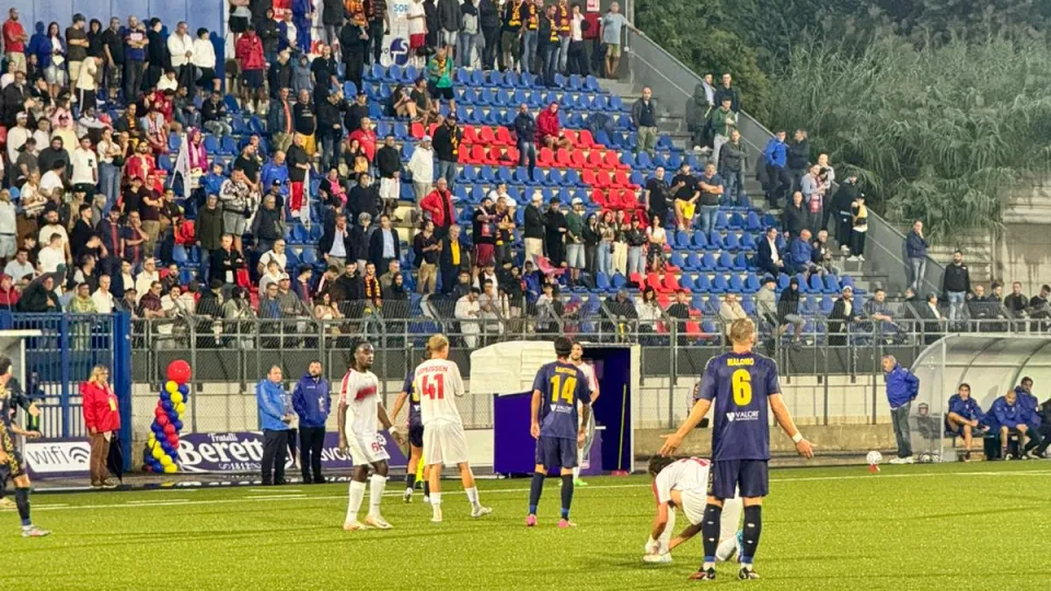 Un momento della partita