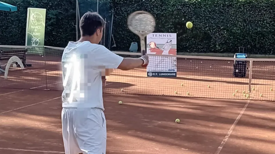 Un momento della prova di tiro al bersaglio