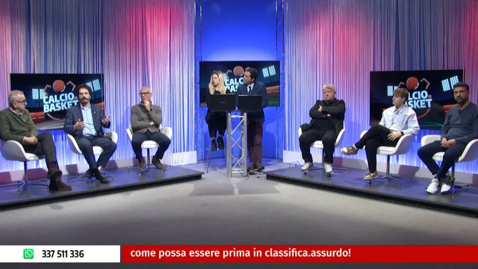 Un momento della terza parte di trasmissione