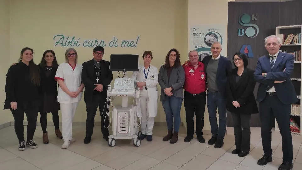 l’ecografo donato all’ospedale Infermi