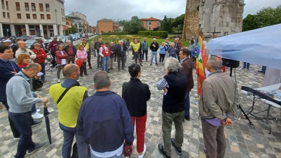 un presidio dello scorso maggio