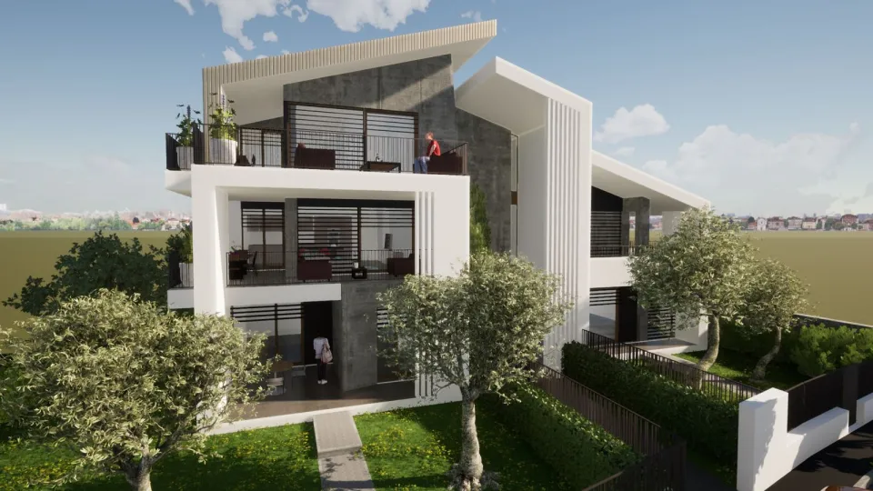 un rendering della 