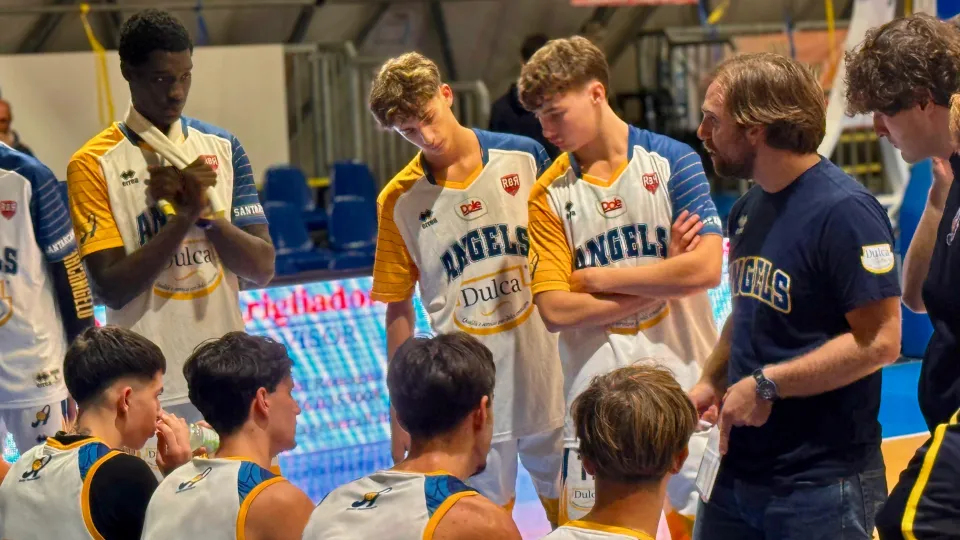 Un time out dell'Under 19 Angels/RBR