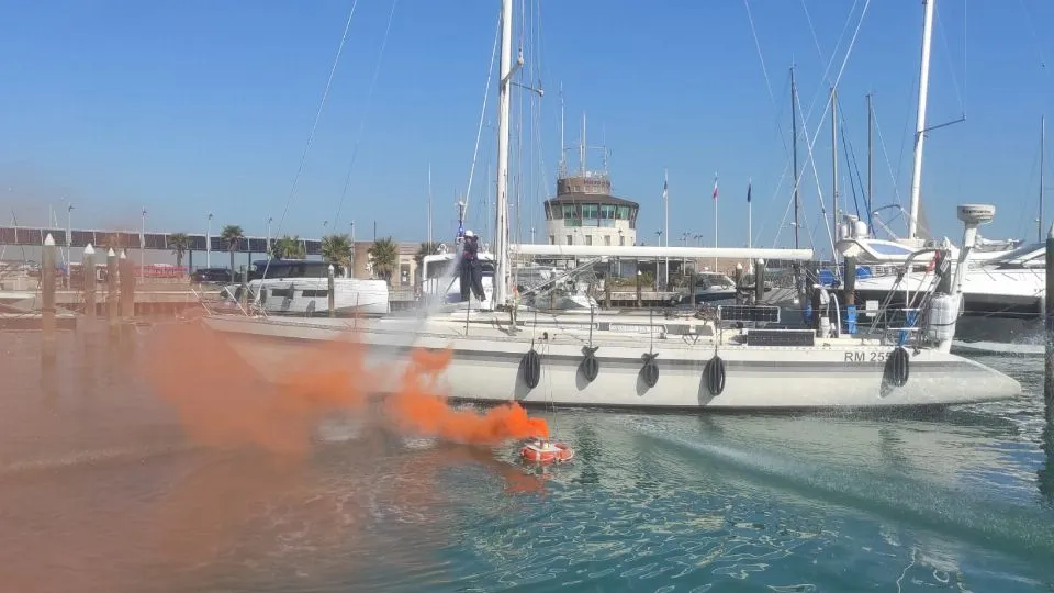 la simulazione in darsena