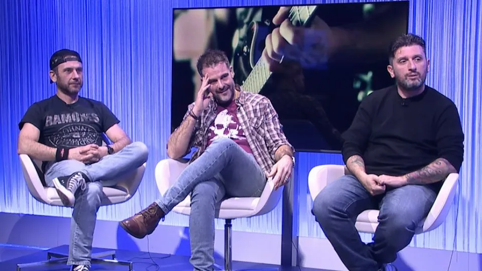 Andy, Teo e Jim in studio
