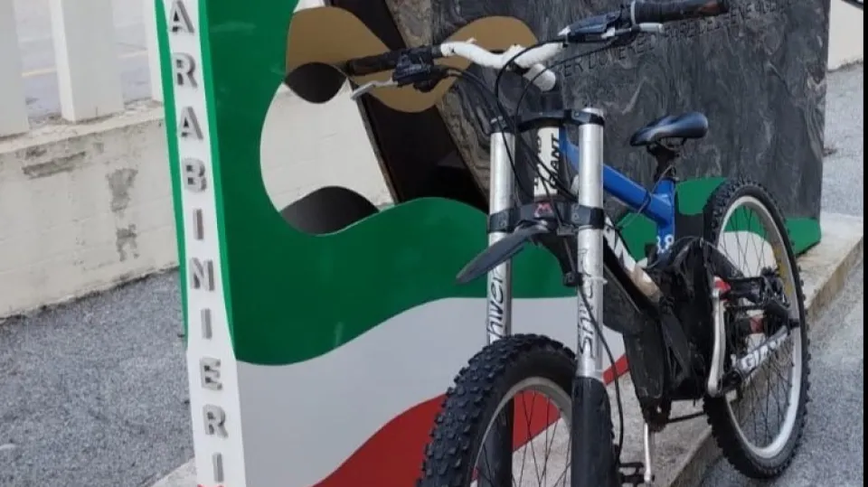 una delle biciclette