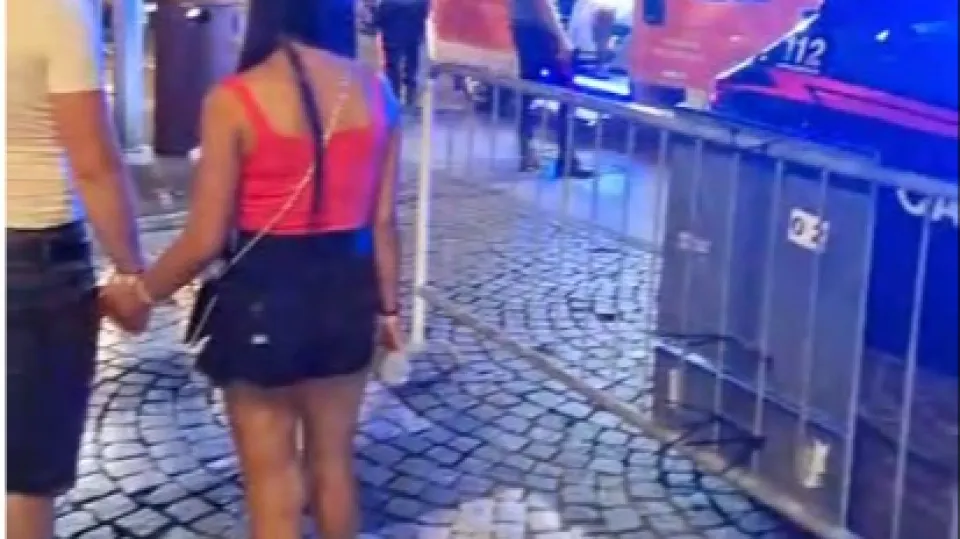 una scena della zuffa