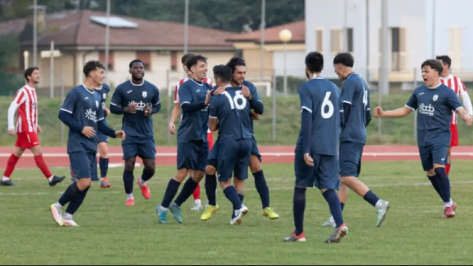 Un'esultanza del Misano