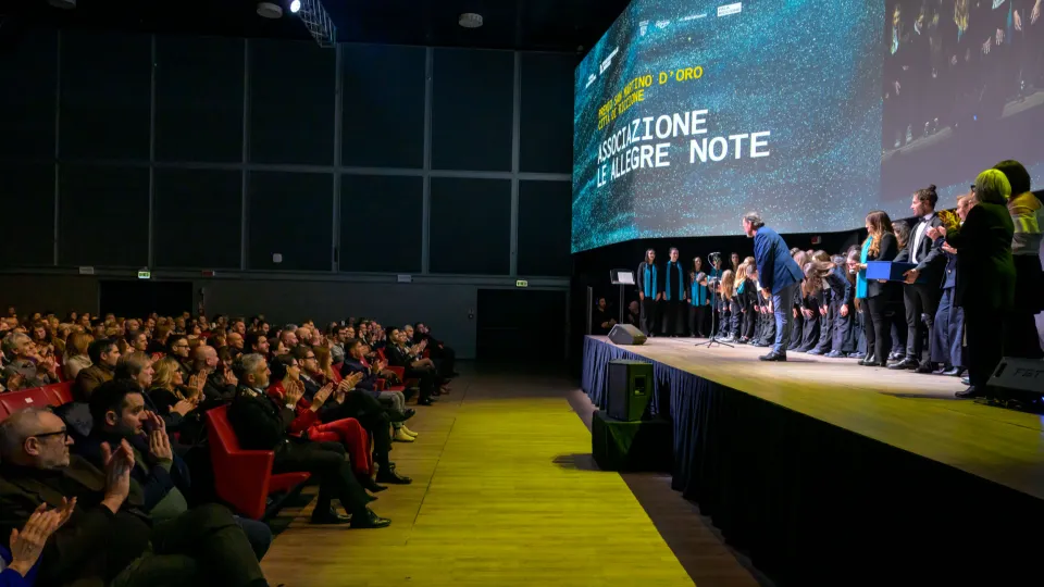 uno scatto della serata