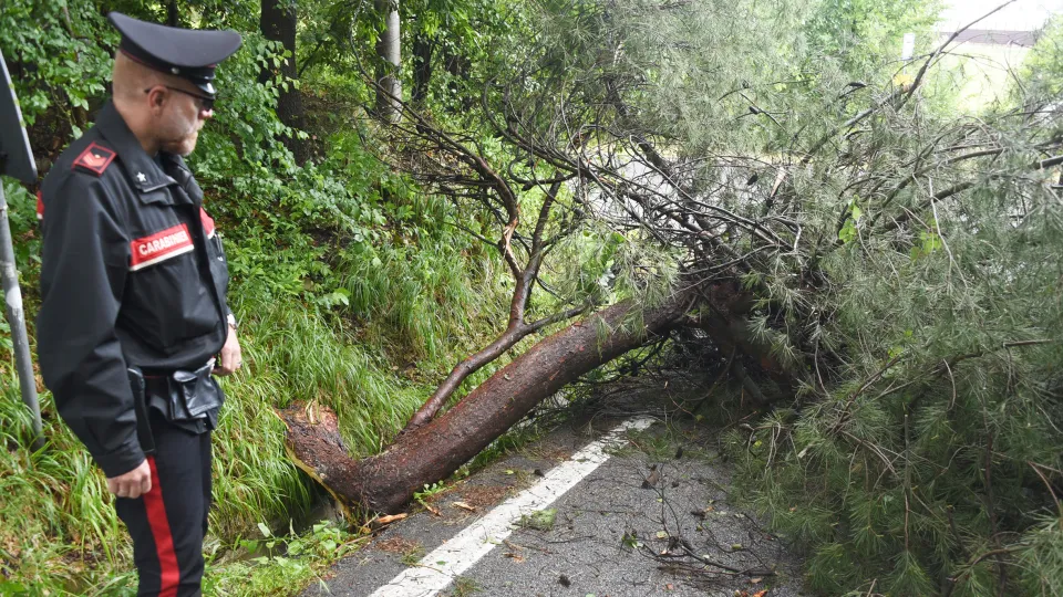 vento forte a Rimini, Riccione e Bellaria