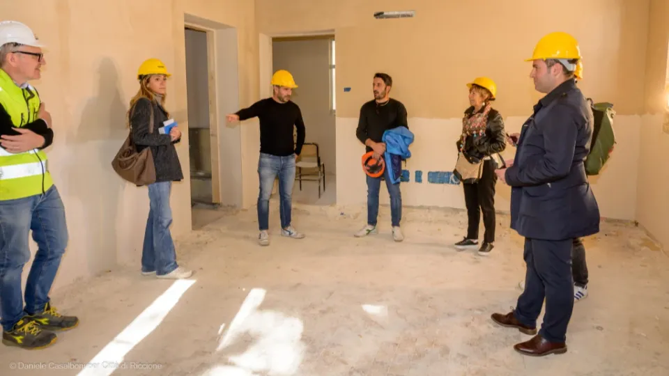 via arona riccione lavori riqualificazione