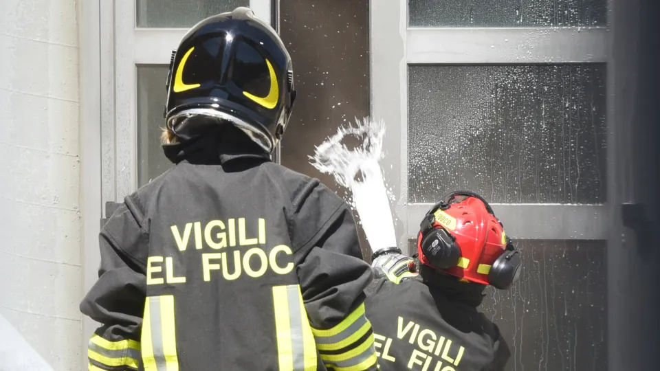 Vigili del Fuoco al lavoro