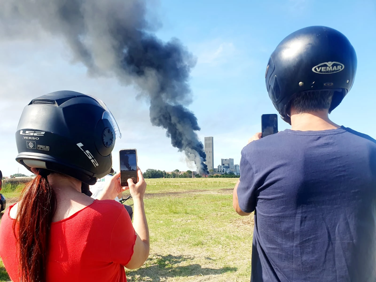 fiamme a Raibano (Adriapress)