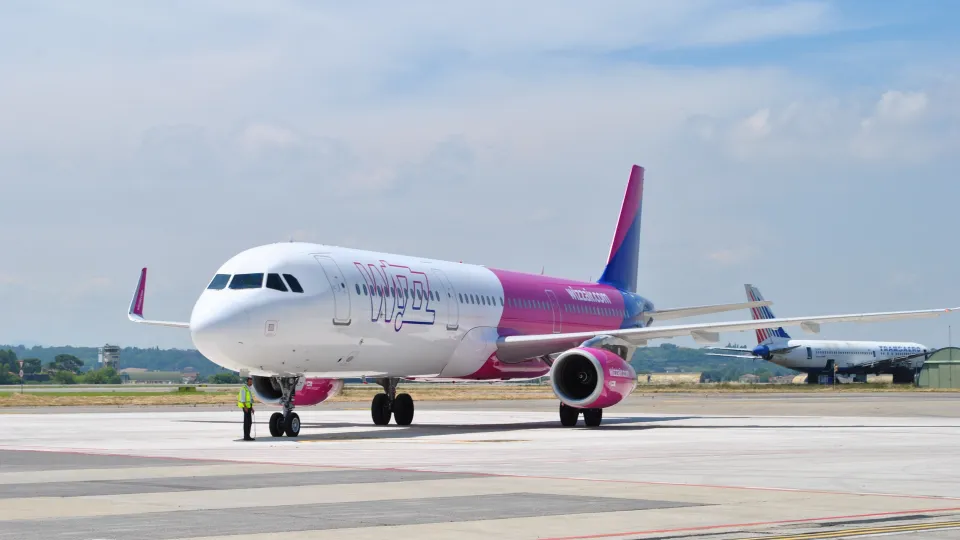 Wizzair all'aeroporto Fellini