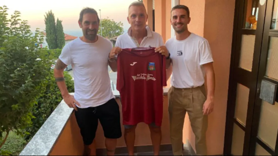 Achille Fabbri con Federico Buldrini e Luca Pais