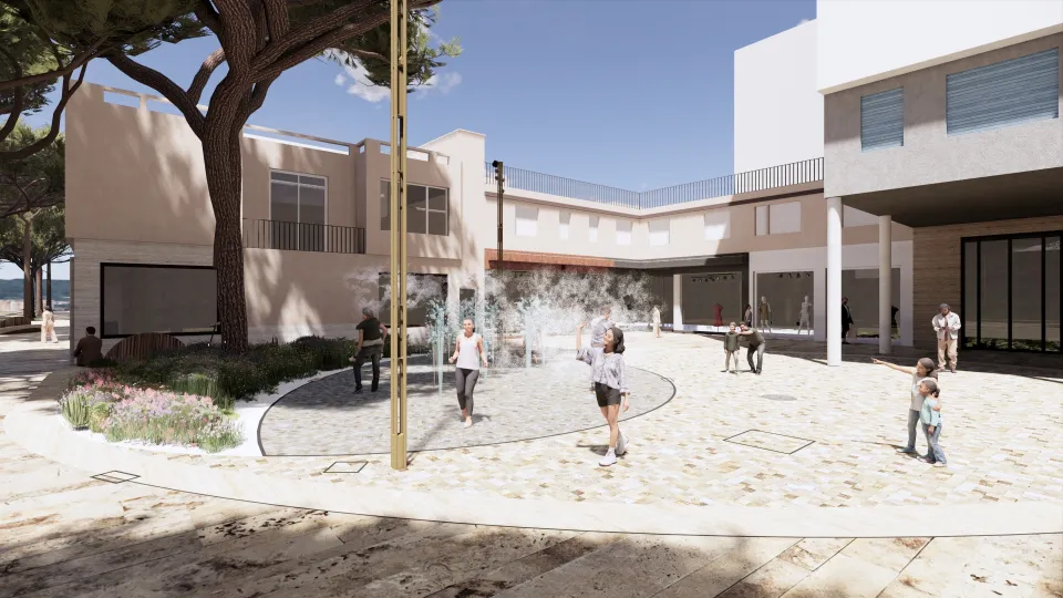 Al via i lavori alla Piazzetta del Faro, Riccione