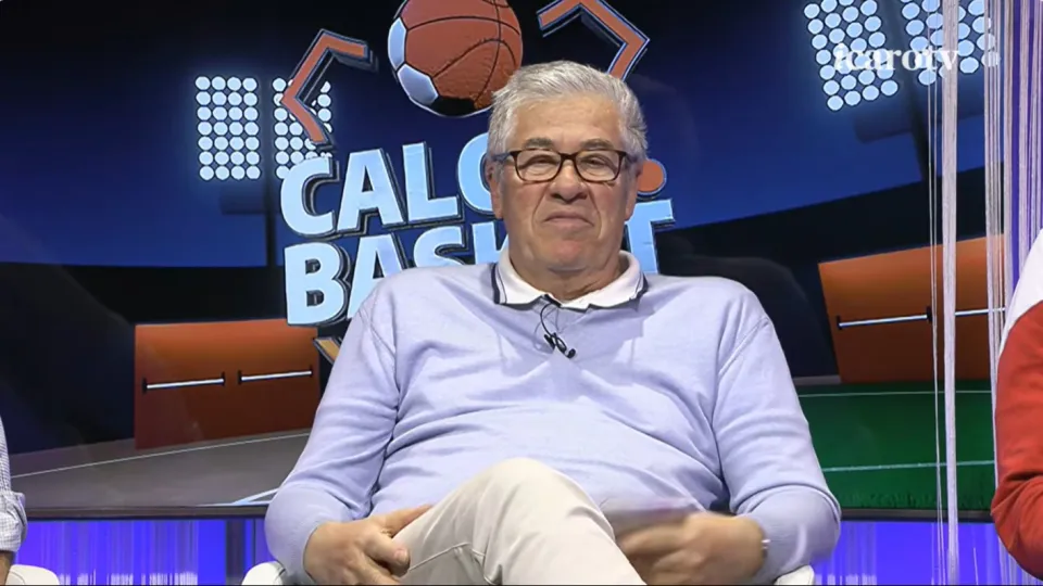 Alberto Crescentini, firma storica del basket riminese e opinionista di Calcio.Basket