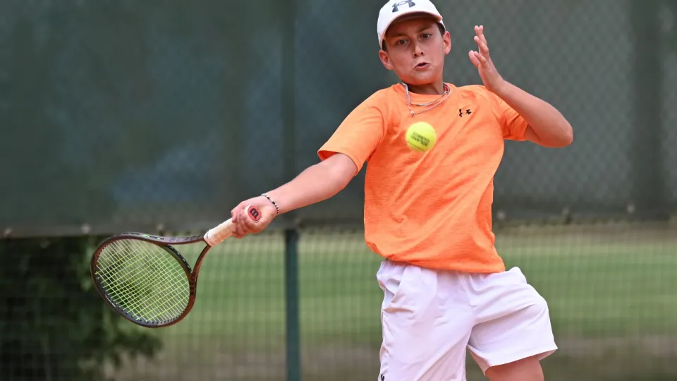 Alessandro Bacchini in azione al Carpena