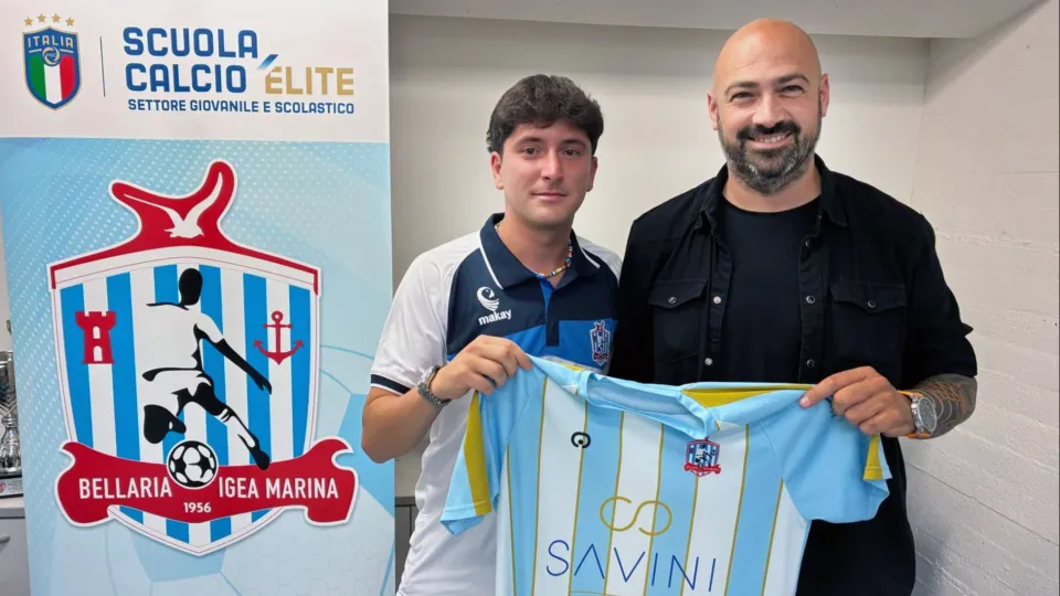 Alessandro Di Gilio insieme al DS Emiliano Vitiello