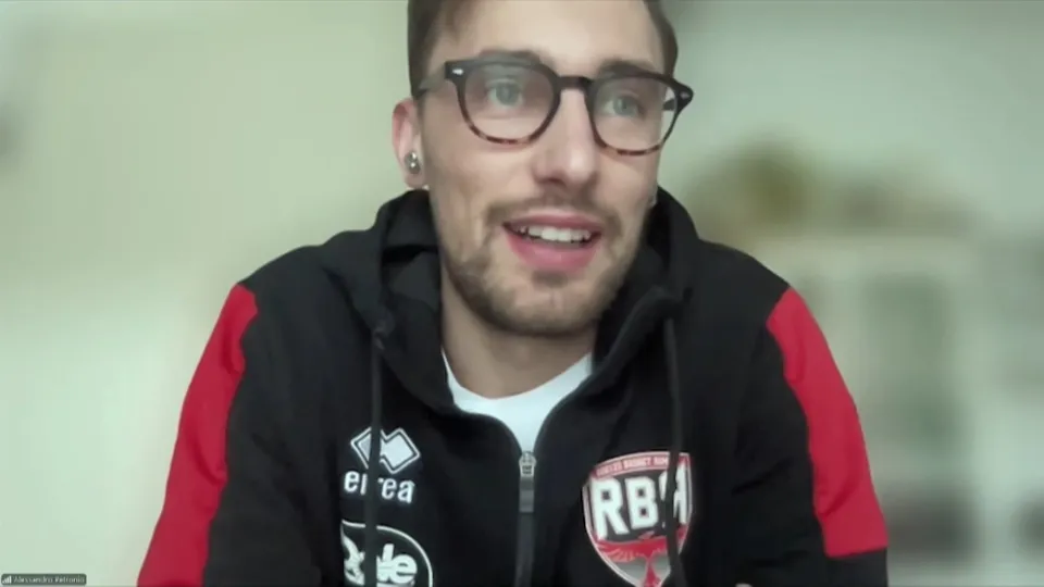 Alessandro Petronio a Calcio.Basket