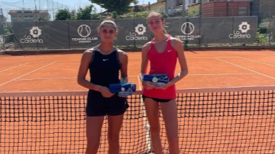 Alessia Liverani ed Anita Amadio, finaliste del tabellone a conclusione di 3ª