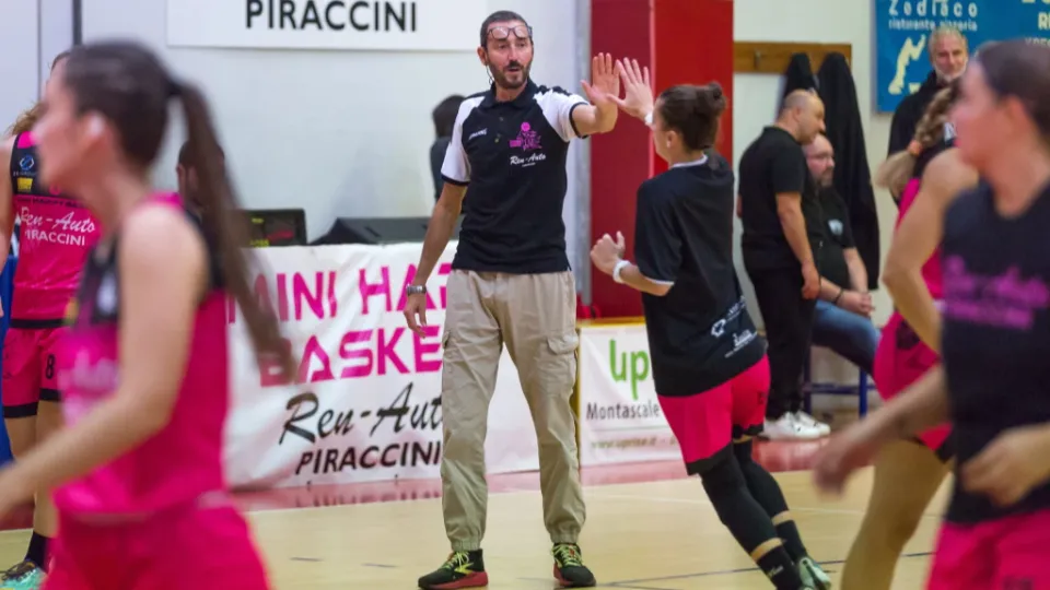 Andrea Maghelli, coach della Ren Auto Rimini Happy Basket