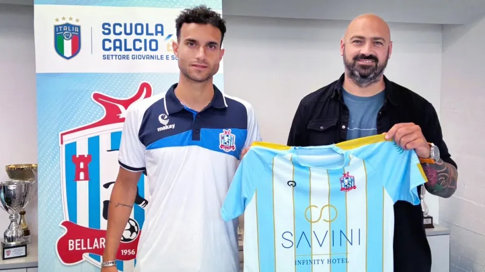 Andrea Quarta con il DS Vitiello