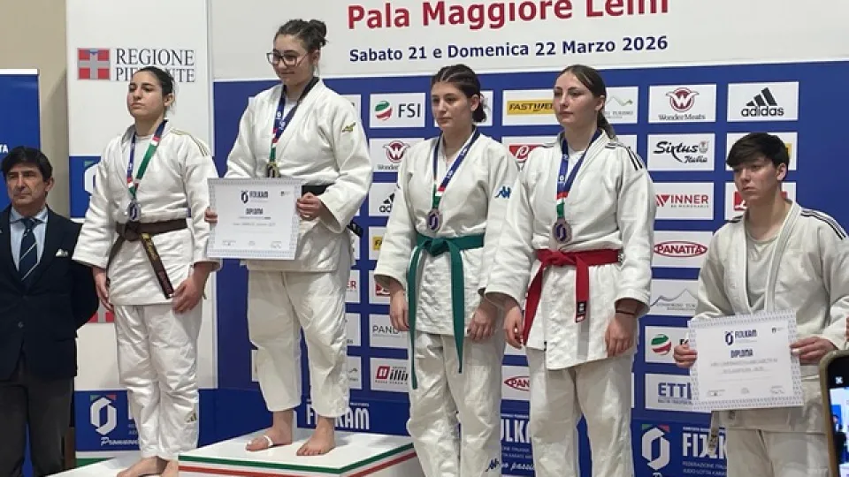 Anna Vittoria Forlani sul gradino più alto del podio