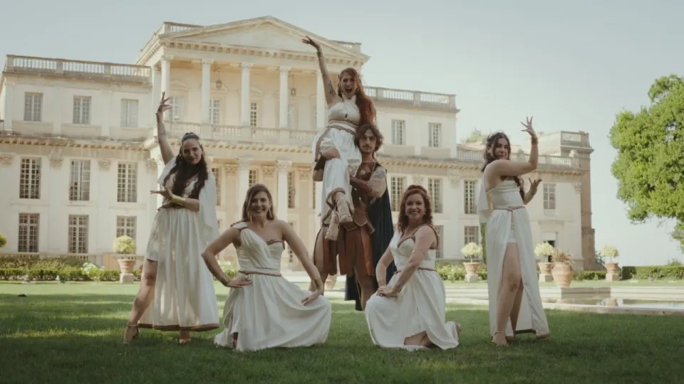 ArteMuse durante le riprese
